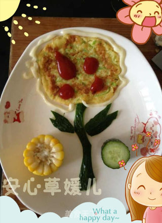 创意早餐之爱情小树的做法