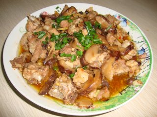 【香菇豆豉蒸排骨】----上班族的营养快菜的做法
