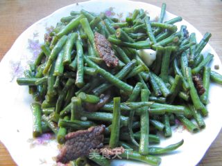 牛肉炒豇豆的做法