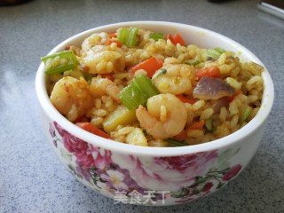 咖哩炒饭的做法