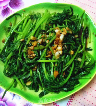 蒜蓉茼蒿的做法