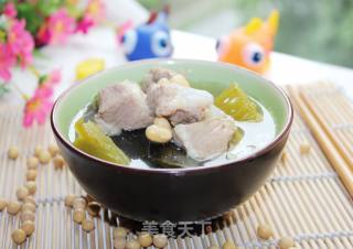 凉瓜海带排骨汤的做法