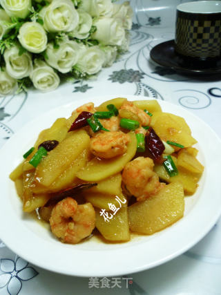 虾仁炒土豆的做法