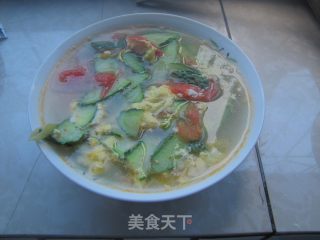 西红柿黄瓜鸡蛋汤的做法