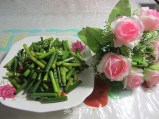 清炒蒜薹的做法