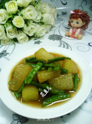 梅豆烧冬瓜的做法