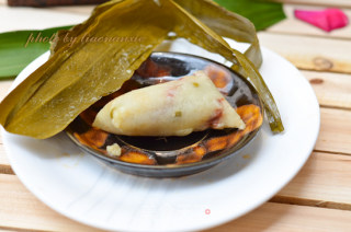 豌豆腊肠粽的做法
