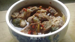 营养蒸菜〖南瓜蒸小排〗的做法