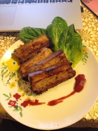 香煎五花肉的做法