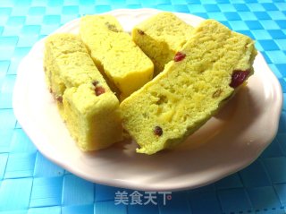 蔓越莓杂粮糕------松软香甜好营养的做法