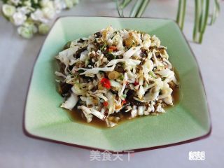 水腌菜拌包包菜的做法