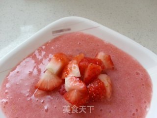 草莓西米露的做法