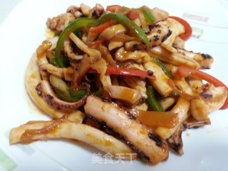 正宗韩式辣炒鱿鱼的做法
