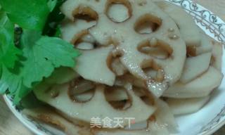 凉拌莲藕的做法