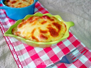 蘑菇香肠焗饭