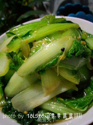 美丽维生素：蚝油小白菜的做法