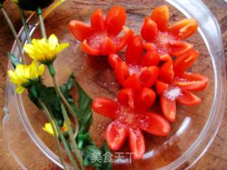 白糖番茄花的做法