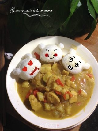 咖喱鸡肉饭的做法