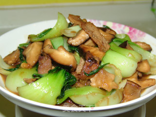 香菇油菜的做法