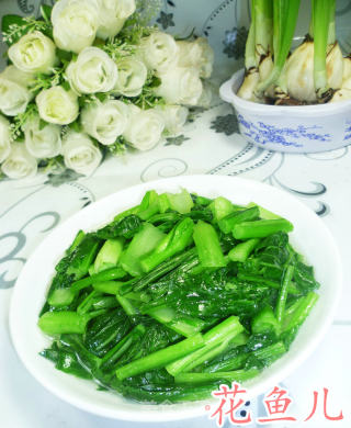 清炒油菜蕻的做法