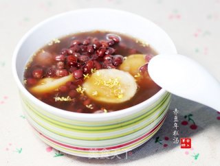 沁人心脾的滋养汤【赤豆年糕汤】的做法