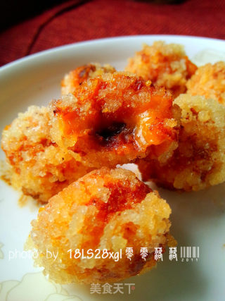 酥炸南瓜汤圆的做法