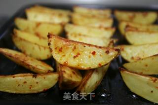 烤薯角的做法