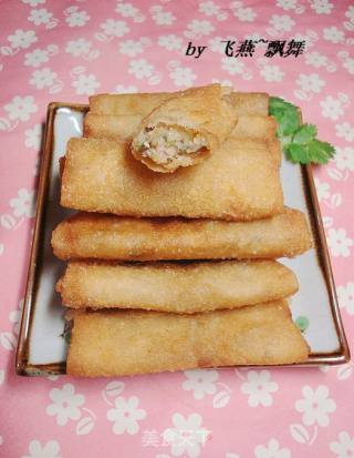 豆渣地菜春卷的做法