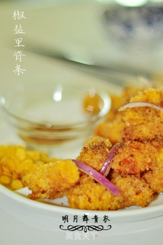 椒盐里脊条的做法