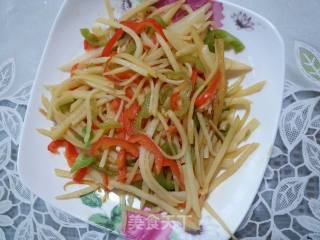 醋溜土豆丝的做法