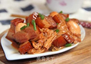 腐竹红烧肉的做法