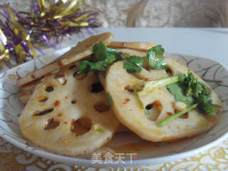 红油藕片的做法