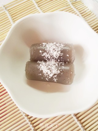 健康小点——芝麻白雪卷的做法