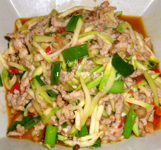 角瓜炒肉丝的做法