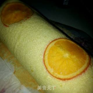 香橙蛋糕卷的做法