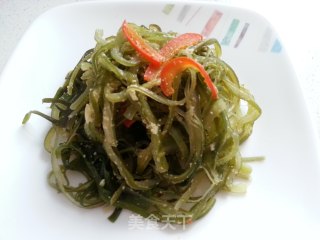 苏籽粉炒海带梗的做法
