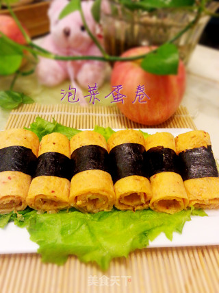 泡菜蛋卷的做法