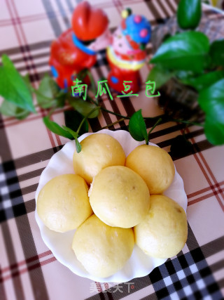 南瓜豆包的做法
