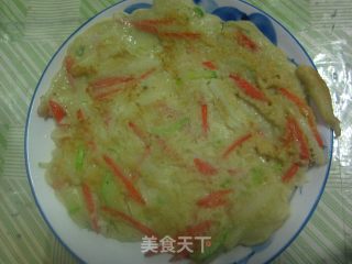 美味金黄蔬菜饼的做法