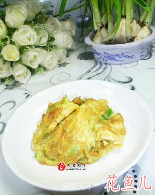 大葱摊鸡蛋的做法