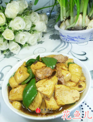 里脊肉灯椒炒小素鸡的做法