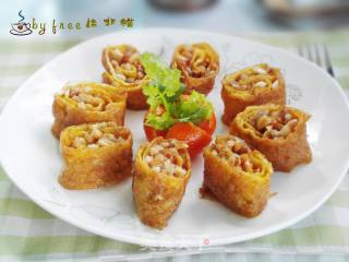 果仁蛋卷的做法