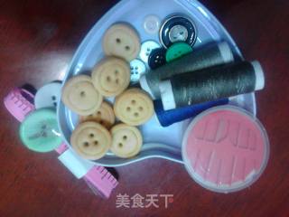 自制扣子饼干的做法