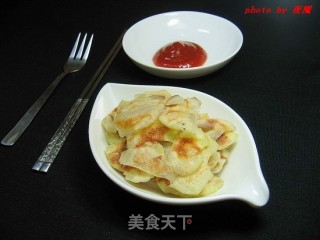 微波炉无油薯片的做法