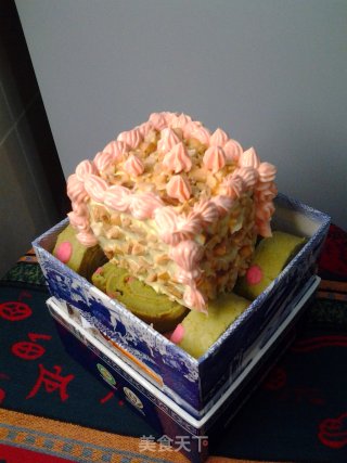 彩虹蛋糕的做法