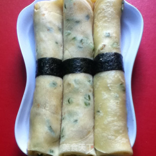 肉松鸡蛋煎饼的做法