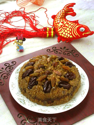 参枣红糖八宝饭的做法