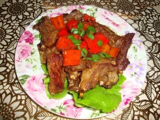 孜然煎烤羊排肉串的做法