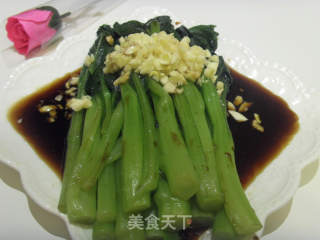 白灼芥蓝的做法