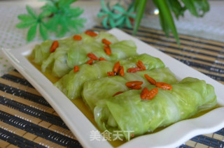 卷心菜肉卷的做法